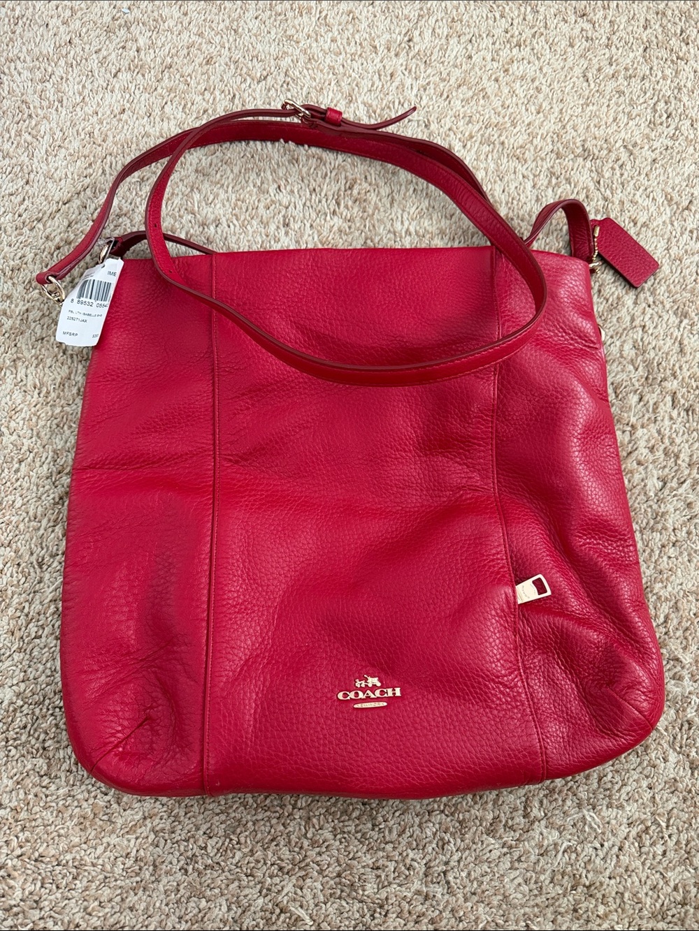 Coach pebble leather Isabelle purse